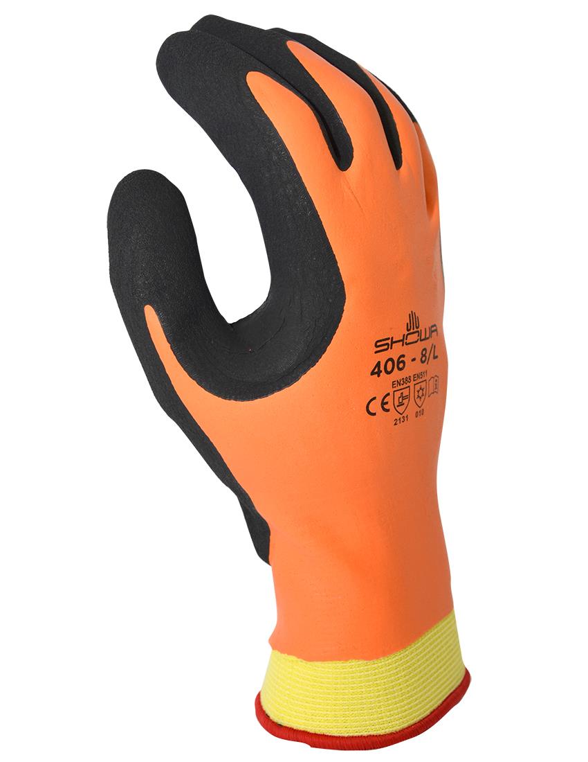 SHOWA 406 INSULATED DOUBLE DIPPED LATEX - Cold-Resistant Gloves